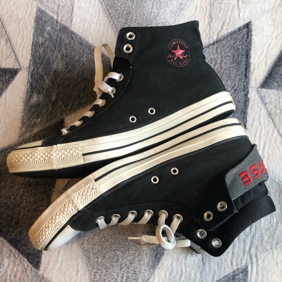 converse high tops folded down